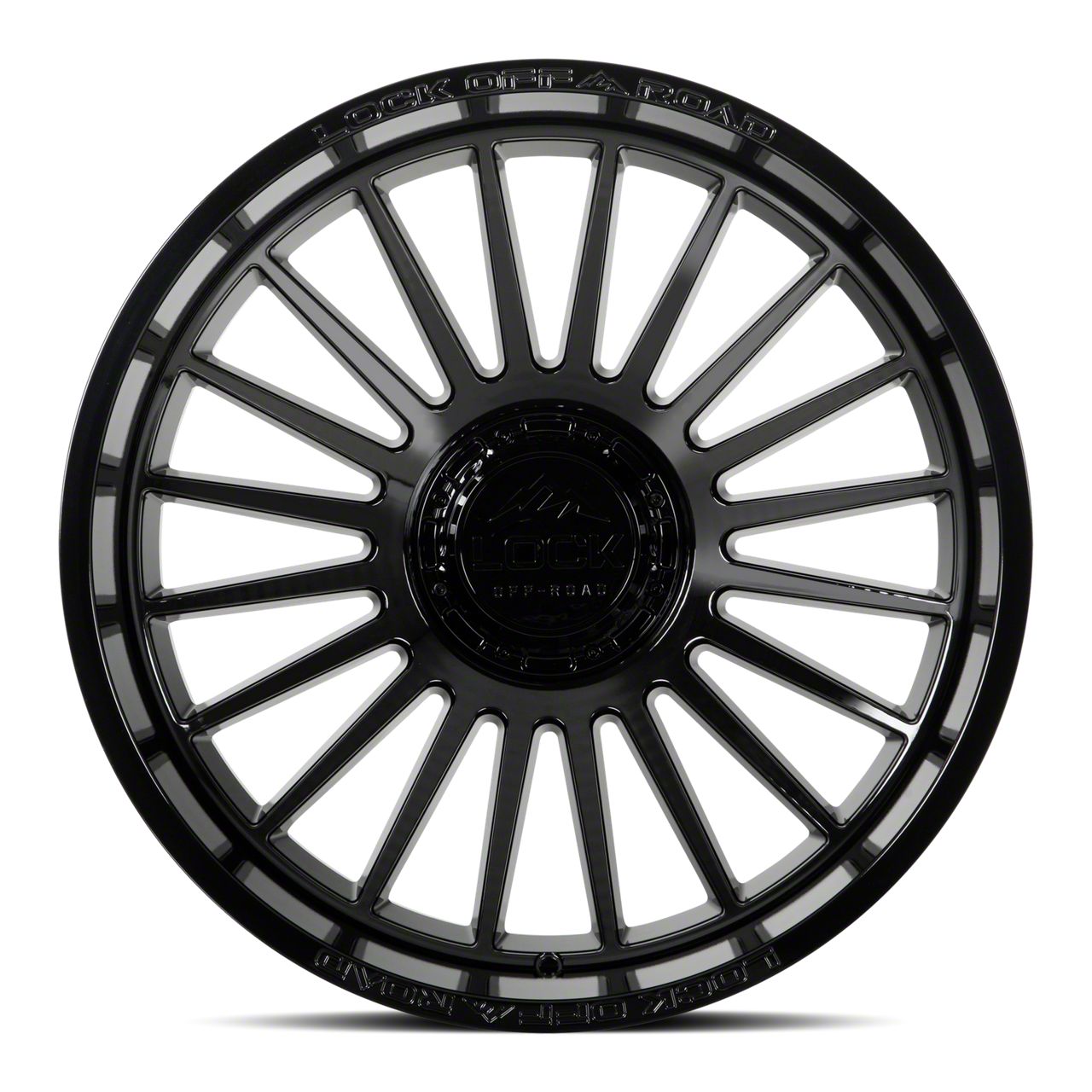 Lock Off-Road Toyota 4-Runner Invasion Gloss Black 6-Lug Wheel