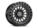 Lock Off-Road Mojave Matte Grey with Matte Black Ring 6-Lug Wheel; 17x9; 0mm Offset (25-26 4Runner)