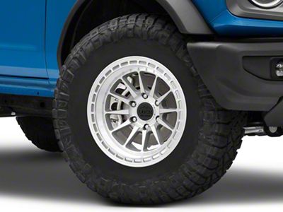 Lock Off-Road Baja Machining with Clear Coat 6-Lug Wheel; 17x9; -12mm Offset (22-25 Bronco Raptor)