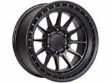 Lock Off-Road Baja Matte Black with Matte Black Ring 6-Lug Wheel; 17x9; -12mm Offset (22-26 Bronco Raptor)