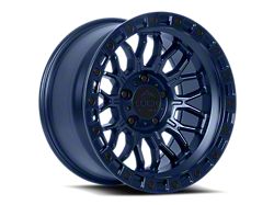 Lock Off-Road Combat Matte Blue 6-Lug Wheel; 17x9; 12mm Offset (22-25 Bronco Raptor)