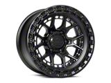 Lock Off-Road Commando Matte Black with Matte Black Ring 6-Lug Wheel; 17x9; 0mm Offset (22-26 Bronco Raptor)