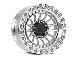 Lock Off-Road Mojave Machine with Clear Coat 6-Lug Wheel; 17x9; 0mm Offset (22-25 Bronco Raptor)
