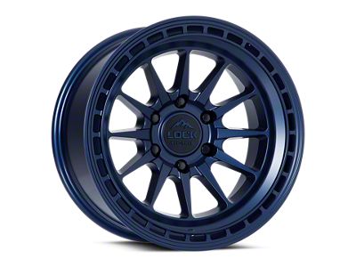 Lock Off-Road Baja Matte Blue Wheel; 17x9; 0mm Offset (20-25 Jeep Gladiator JT)