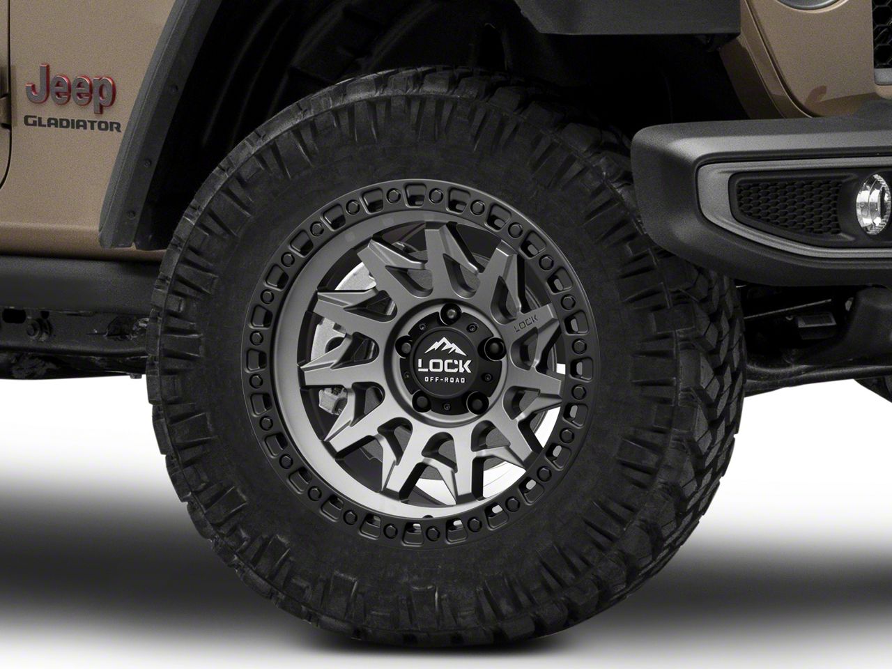 Black Rhino Jeep Gladiator Raid Matte Bronze Wheel; 20x9.5 Black Rhino Jeep Gladiator Raid Matte Bronze Wheel; 20x9.5