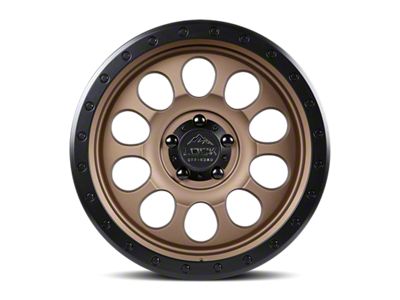 Lock Off-Road 50Cal Matte Desert Bronze with Matte Black Ring Wheel; 20x9; 0mm Offset (22-25 Jeep Grand Cherokee WL)