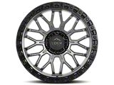 Lock Off-Road Combat Matte Grey with Matte Black Ring Wheel; 17x9; -12mm Offset (22-25 Jeep Grand Cherokee WL)