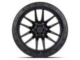 Lock Off-Road Krawler Matte Black with Matte Black Ring Wheel; 18x9; -12mm Offset (22-25 Jeep Grand Cherokee WL)