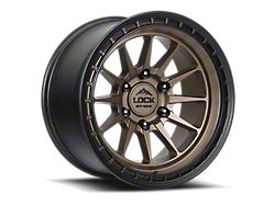 Lock Off-Road Baja Matte Desert Bronze with Matte Black Ring Wheel; 17x8; 40mm Offset (87-95 Jeep Wrangler YJ)