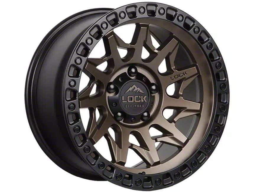 Black Rhino Jeep Wrangler Raid Matte Bronze Wheel; 20x9.5
