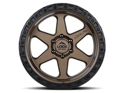 Lock Off-Road Olympus Matte Desert Bronze with Matte Black Ring Wheel; 18x9; 1mm Offset (07-18 Jeep Wrangler JK)