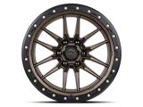 Lock Off-Road Krawler Matte Bronze with Matte Black Ring Wheel; 18x9; -12mm Offset (18-26 Jeep Wrangler JL)