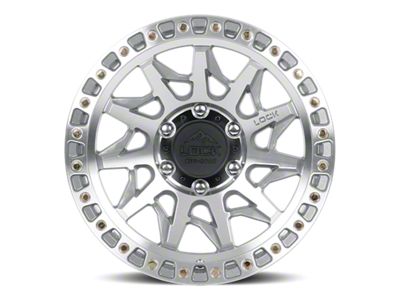 Lock Off-Road Lunatic Machine with Clear Coat Wheel; 17x9; -12mm Offset (18-25 Jeep Wrangler JL)