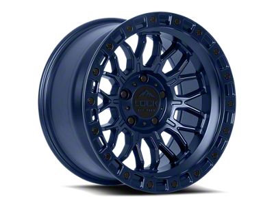 Lock Off-Road Combat Matte Blue 6-Lug Wheel; 17x9; 1mm Offset (24-26 Tacoma)