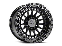Lock Off-Road Mojave Matte Black with Matte Black Ring 6-Lug Wheel; 17x8.5; 25mm Offset (24-26 Tacoma)