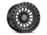 Lock Off-Road Mojave Matte Grey with Matte Black Ring 6-Lug Wheel; 17x9; 0mm Offset (24-26 Tacoma)