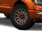 Lock Off-Road Lunatic Matte Bronze with Matte Black Ring 6-Lug Wheel; 20x9; 0mm Offset (17-24 Titan)