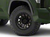 Lock Off-Road Lunatic Matte Black with Matte Black Ring 6-Lug Wheel; 17x9; -12mm Offset (22-26 Tundra)