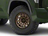Lock Off-Road Lunatic Matte Bronze with Matte Black Ring 6-Lug Wheel; 17x9; 1mm Offset (22-25 Tundra)
