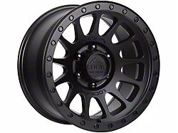 Lock Off-Road Yosemite Matte Black with Matte Black Ring 6-Lug Wheel; 17x9; 0mm Offset (22-26 Tundra)