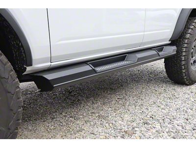 LoD Offroad Armor Lite Rocksliders; Black Texture (21-25 Bronco)