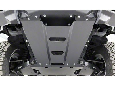 LoD Offroad Black Ops Front A-Arm Skid Plates; Black Texture (21-25 Bronco)