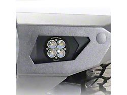 LoD Offroad Black Ops Front Bumper Baja Squadron Round Light Bezels; Black Texture (21-25 Bronco)