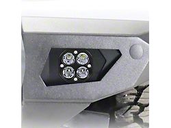 LoD Offroad Black Ops Front Bumper LOD Radiant Pro Light Bezels; Black Texture (21-25 Bronco)