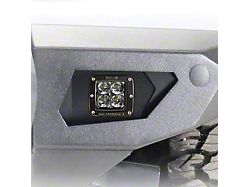 LoD Offroad Black Ops Front Bumper Rigid Dually Light Bezels; Black Texture (21-25 Bronco)
