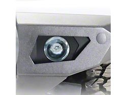 LoD Offroad Black Ops Front Bumper Stock Fog Light Bezels; Black Texture (21-25 Bronco)