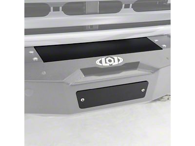 LoD Offroad Black Ops Front Bumper Winch Cover Plate; Bare Steel (21-25 Bronco)