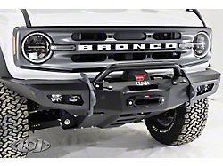 LoD Offroad Black Ops Full Width Winch Front Bumper; Bare Steel (21-25 Bronco, Excluding Raptor)
