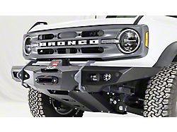 LoD Offroad Black Ops Full Width Winch Front Bumper; Black Texture (21-25 Bronco, Excluding Raptor)