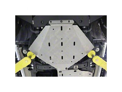 LoD Offroad Black Ops Transmission Skid Plate; Black Texture (21-25 2.7L EcoBoost Bronco)