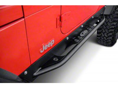 LoD Offroad Destroyer Rocksliders; Black Texture (21-25 Bronco 4-Door)