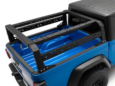 LoD Offroad Black Ops Bed Rack; Black Texture (20-25 Jeep Gladiator JT)