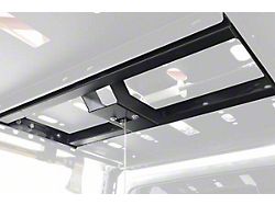 LoD Offroad Black Ops Bed Rack Tire Carrier; Black Texture (20-25 Jeep Gladiator JT)