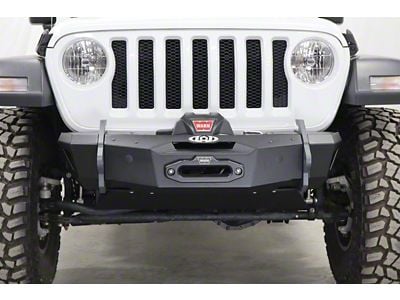 LoD Offroad Black Ops Stubby Winch Front Bumper; Black Texture (20-25 Jeep Gladiator JT)