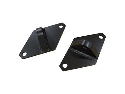 LoD Offroad Destroyer D-Ring Mounts; Black Texture (20-25 Jeep Gladiator JT)