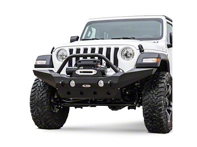 LoD Offroad Destroyer Full-Width Front Bumper; Black Texture (20-25 Jeep Gladiator JT)
