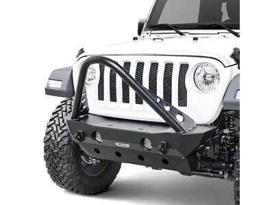 LoD Offroad Destroyer Shorty Front Bumper with Stinger Guard; Black Texture (20-25 Jeep Gladiator JT)