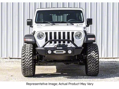 LoD Offroad Signature Series Shorty Front Bumper; Black Texture (20-25 Jeep Gladiator JT)