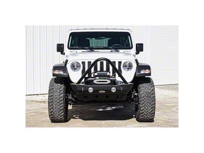 LoD Offroad Signature Series Shorty Front Bumper with Stinger Guard ; Black Texture (20-25 Jeep Gladiator JT)