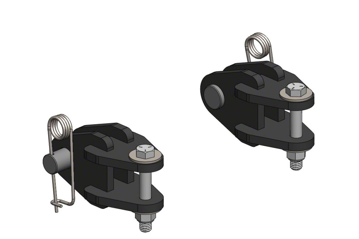 LoD Offroad Jeep Gladiator Tow Bar Adapters for Roadmaster Falcon