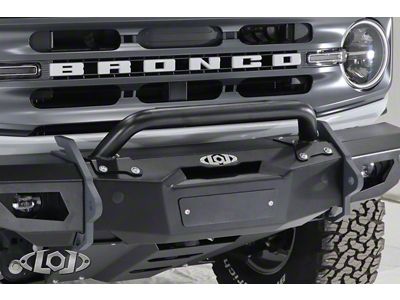 LoD Offroad Black Ops Front Bumper Bull Bar; Black Texture (07-25 Jeep Wrangler JK & JL)