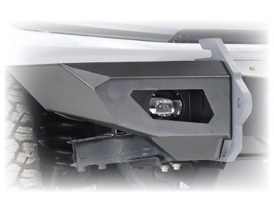 LoD Offroad Black Ops OEM Fog Light Front Bezels; Black Texture (07-25 Jeep Wrangler JK & JL)