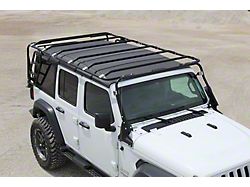 LoD Offroad Destroyer Base Roof Rack; Black Texture (18-25 Jeep Wrangler JL 4-Door, Excluding 4xe & Rubicon 392)