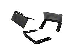 LoD Offroad Destroyer Front Bumper License Plate Mount; Black Texture (87-25 Jeep Wrangler YJ, TJ, JK & JL)