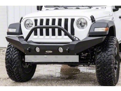 LoD Offroad Destroyer Full-Width Front Bumper with Bull Bar; Black Texture (18-25 Jeep Wrangler JL)