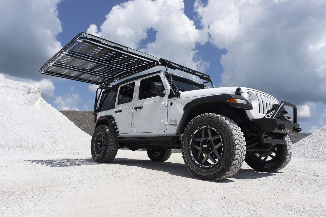 LoD Offroad Jeep Wrangler Destroyer Roof Rack Aluminum Floor Kit
